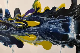 Kirsty MackayTideOriginal ~ Industrial Paints on Canvas