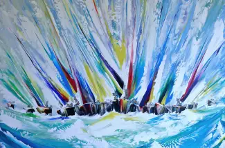 Jan NelsonReady AboutAcrylic on Canvas