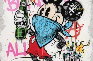 JJ AdamsMascot to MenaceSigned Limited Edition