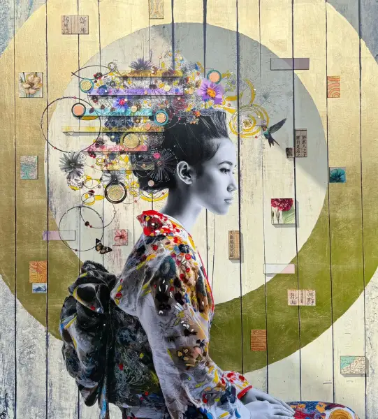 Click Here To Enlarge This Photo Of Silver Rain in Layers