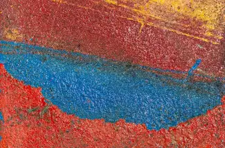 Sam PeacockAbleline WayOriginal ~ Mixed Media on Steel