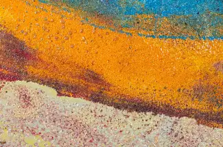 Sam PeacockBoard Mill CoveOriginal ~ Mixed Media on Steel