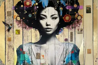 Gareth Tristan Evans &lpar;aka The Trunk of Funk&rpar;LotusArt on Canvas