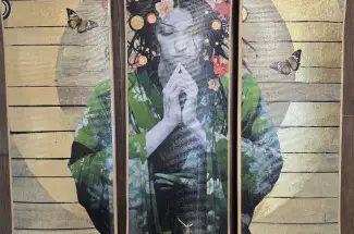 Gareth Tristan Evans &lpar;aka The Trunk of Funk&rpar;The Waves That Breaks BelowMixed Media 