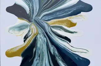 Kirsty MackayAmityOriginal Art ~ Industrial paints on Canvas