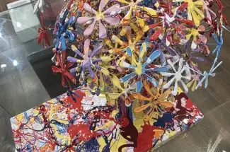 Russell WestTin FlowersOriginal ~ Sculpture