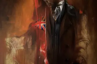Keith MaidenChaos From The Top DownOriginal Oil on Canvas