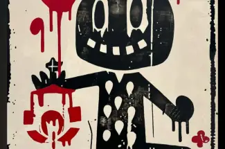 Sandro GebertPerhaps We've MetMixed media