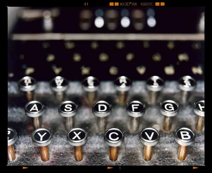 Click Here To Enlarge This Photo Of The Enigma Machine