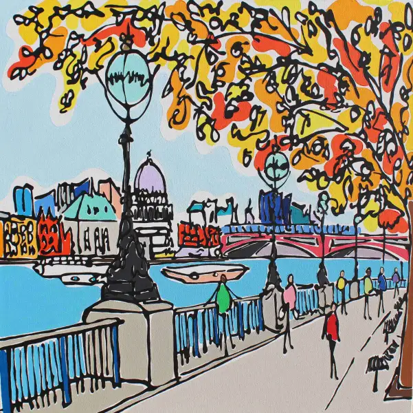 Click Here To Enlarge This Photo Of Autumn on Southbank