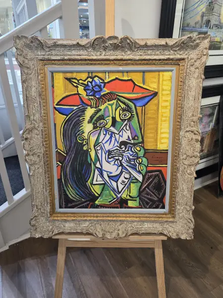 Click Here To Enlarge This Photo Of Weeping Woman ~ In the style of Picasso