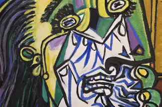 David HentyWeeping Woman ~ In the style of PicassoOriginal - Oil on Canvas
