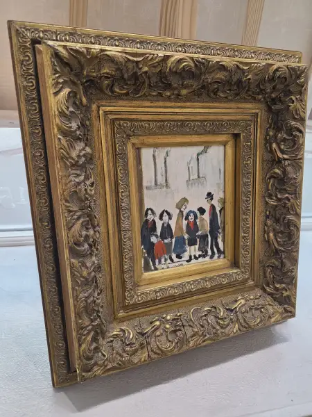Click Here To Enlarge This Photo Of After Lowry 'Figures in the Street'
