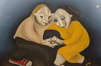 Anna E DaviesKeep On Keeping OnOil on Telephone Directory and Board
