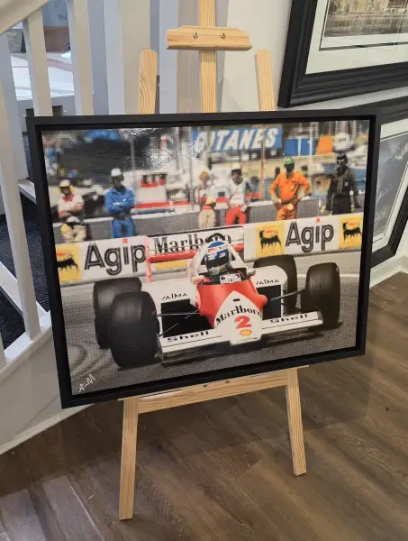 Click Here To Enlarge This Photo Of McLaren&rsquo;s Keke Rosberg In Race Action&comma;