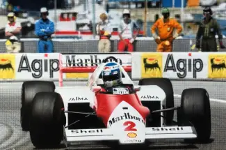 Nick HoldsworthMcLaren&rsquo;s Keke Rosberg In Race Action&comma;Original Artwork