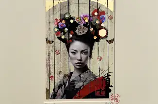 Gareth Tristan Evans ~ The Wasabi Gallery Pillar EditionSirenSigned Limited editions