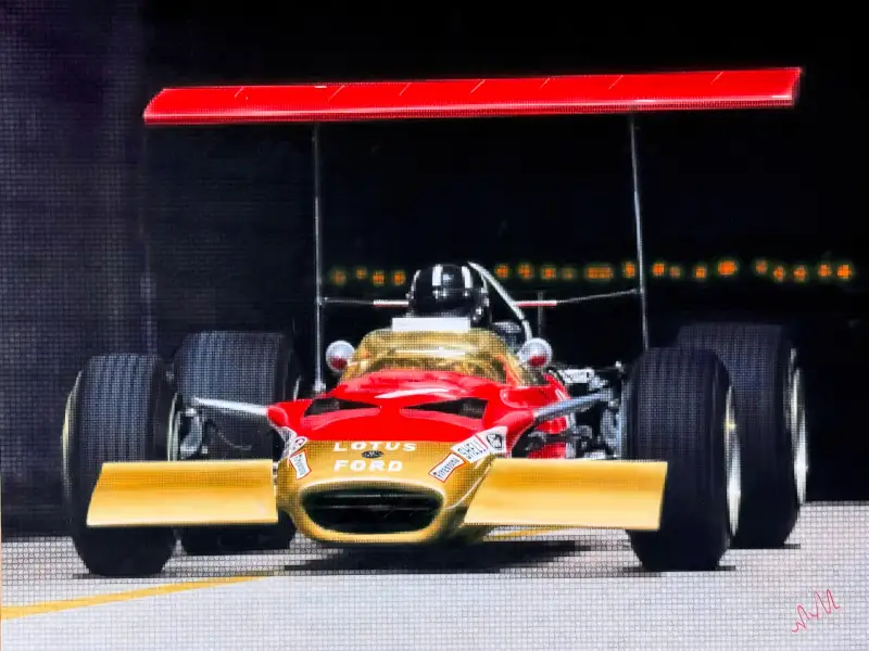 Click Here To Enlarge This Photo Of Lotus Graham Hill Exit Tunnel &lpar;Dibond Edition&rpar;