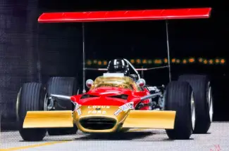 Nick HoldsworthLotus Graham Hill Exit Tunnel &lpar;Dibond Edition&rpar;Signed Limited Edition Dibond