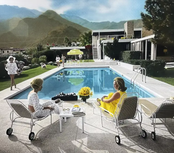Click Here To Enlarge This Photo Of Poolside Gossip &lpar;Aluminium Edition&rpar;