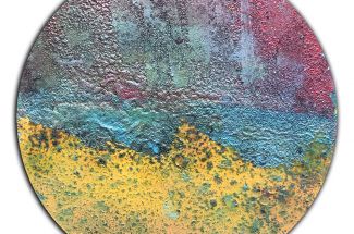 Erril GoldOriginal ~ Mixed Media on Steel