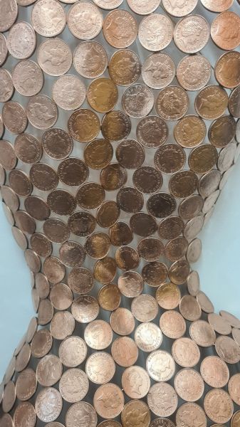 Click Here To Enlarge This Photo Of Female Wall Hanging Torso (Reverse)