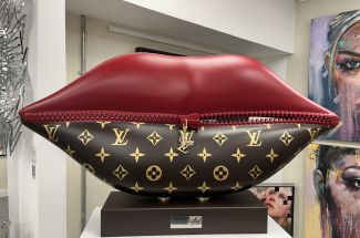 Erik SalinLouis Vuitton Lips ~ RedOriginal Sculpture