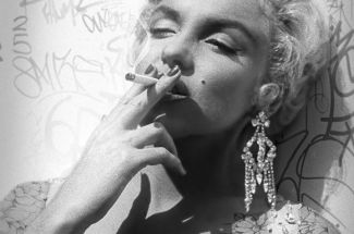 ArchiveSmoking Gun - Marilyn ( Black and White) - JJ AdamsSigned Limited Edition