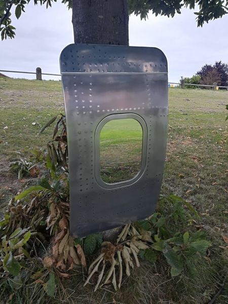 Click Here To Enlarge This Photo Of Boeing 727 Window Fuselage Panel Wall Mirror