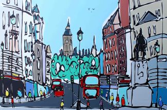 Rachel TigheWalk to Big Ben 2Original ~ Acrylic on Canvas