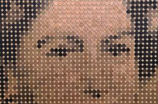 Ed ChapmanThe QueenOriginal ~ Penny Mosaic