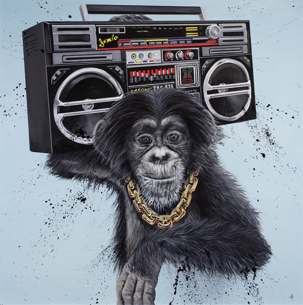 Click Here To Enlarge This Photo Of Run Chimp - Pan - Zee - Dean Martin