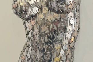 Shaun GaggFemale Torso Key Wall Hanging SculptureOriginal ~ Sculpture