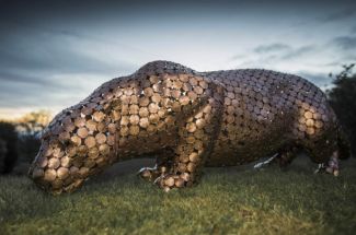 Shaun GaggLife - Size JaguarOriginal ~ Penny Sculpture