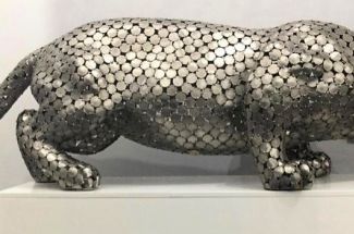 Shaun Gagg10p JaguarOriginal ~ Penny Sculpture